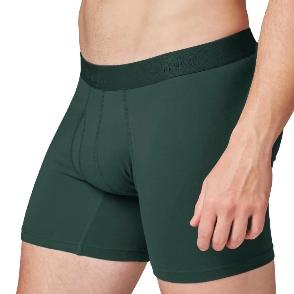 Wrangler Men's Cool Cotton Boxer Brief Set, Boxer Briefs Underwear 3 pack